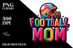 Football Mom PNG Product Image 1