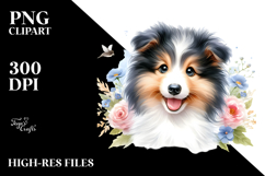 Watercolor Baby Malinois JPEG Product Image 2