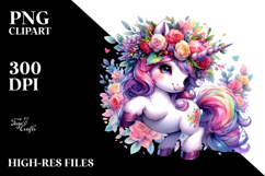 Baby Unicorn Dancing PNG Product Image 2