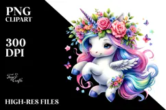 Dancing Baby Unicorn PNG Product Image 2