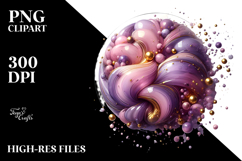 Abstract Lilac PNG Product Image 2