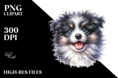 Cute Border Collie PNG Product Image 2