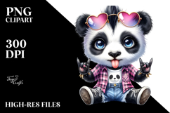 Cute Baby Panda in Summer PNG Product Image 2