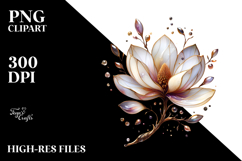 Colorful Magnolia Made of PNG Product Image 2