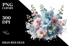 Pastel Delphinium PNG Product Image 2