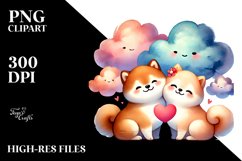 Cute Cloud Shiba Inu PNG Product Image 2
