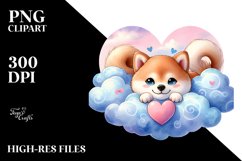 Cute Cloud Shiba Inu PNG Product Image 2
