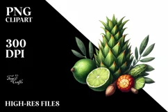 Watercolor Juicy Xigua Clipart Product Image 1