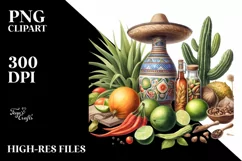 Watercolor Juicy Xigua Clipart Product Image 1
