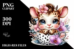 Baby Unicorn Animal Print Orchid Product Image 3