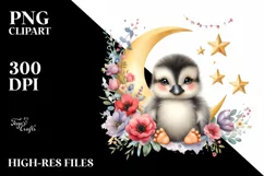 Colorful Smiling Baby Canada Goose | Clipart Product Image 1