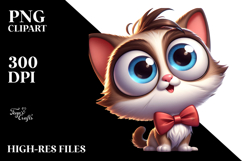 Cartoony Cat with Bow Tie Product Image 2