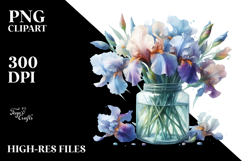 Jar Iris Clipart Product Image 2