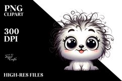 Crazy Hair Seal Baby Cartoon | Clipart Product Image 3