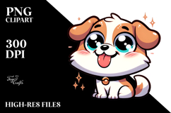 Cute Dog with Silly Smirk PNG Product Image 2