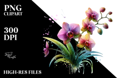 Orchid Material PNG Product Image 2