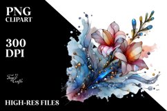 Abstract Shiny Freesia | Clipart Product Image 3