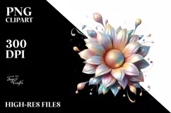 Shiny Sunflower | Sublimation | PNG Clipart Product Image 1