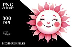 Colorfull Smiling Sun PNG Product Image 2