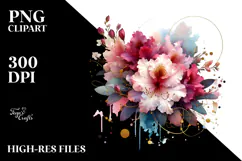 Glossy Rhododendron, High-Res PNG Product Image 2
