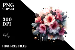 Glossy Rhododendron, High-Res PNG Product Image 2