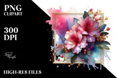 Glossy Rhododendron, High-Res PNG Product Image 2