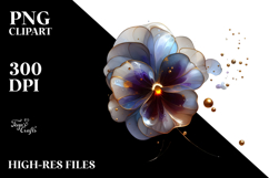 Abstract Pansy PNG Product Image 2