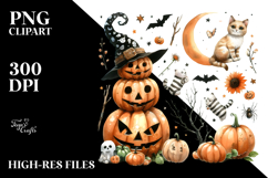 Simple Jack O Lantern Haloween PNG Product Image 2