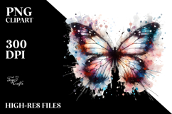 Butterfly Splash, Transparent PNG Product Image 2