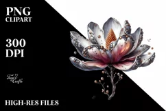 Detailed Magnolia Watercolor Clipart Product Image 3