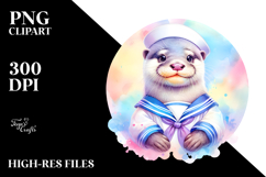 Sailor Suit Otter Clipart Product Image 2