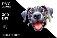 Crazy Great Dane with Popping Eyes | Clipart Product Image 3