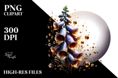 Abstract Foxglove PNG Product Image 2