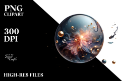 Abstract Cosmos PNG Product Image 2