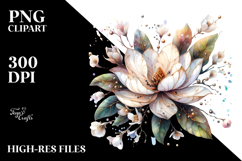 magnolia Made of , Colorful PNG Product Image 2