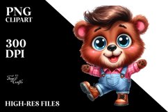 Expressive Funny Caricature-Like Bear Product Image 1