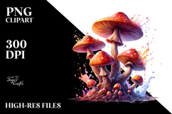 Glossy Magical Mushroom, Transparent PNG Product Image 2