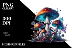 Glossy Magical Mushroom, Transparent PNG Product Image 2