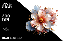 Abstract Material Cherry Blossom PNG Product Image 2
