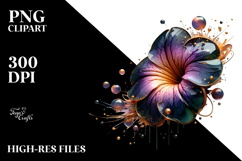 Abstract Petunia PNG Product Image 2