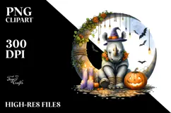 Rhino Halloween Dress PNG Product Image 2