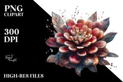 Zinnia Abstract | Sublimation Clipart Product Image 3