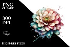 Zinnia Abstract | Sublimation Clipart Product Image 3