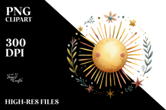 Simple Whimsical Sun, High-Res PNG Product Image 2