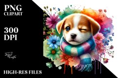 Winking Puppy PNG Product Image 2