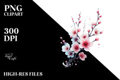 Cherry Blossom, Colorful PNG Product Image 2