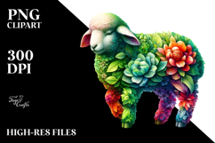 Vibrant Watercolor Lamb, 20 oz Tumbler Product Image 2