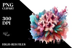 Wooden Small Stained Rhododendron PNG Product Image 2