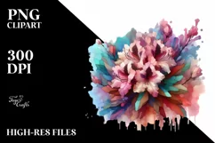 Wooden Small Stained Rhododendron PNG Product Image 2