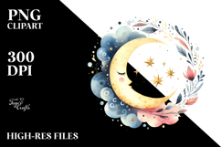 Simple Half Moon, Transparent PNG Product Image 2